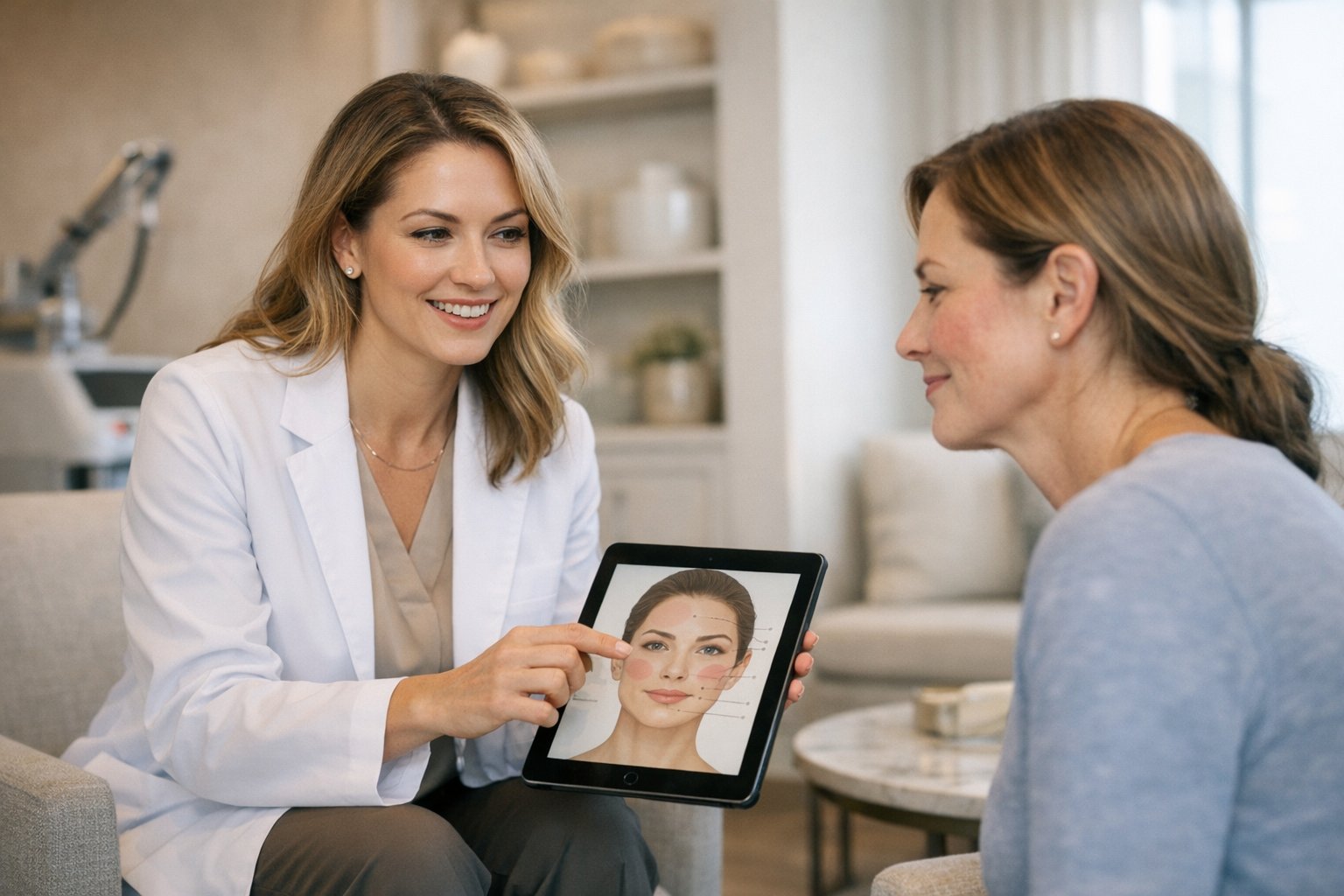 Excel V+ for Facial Redness: Rosacea, Broken Capillaries, and Sun Damage