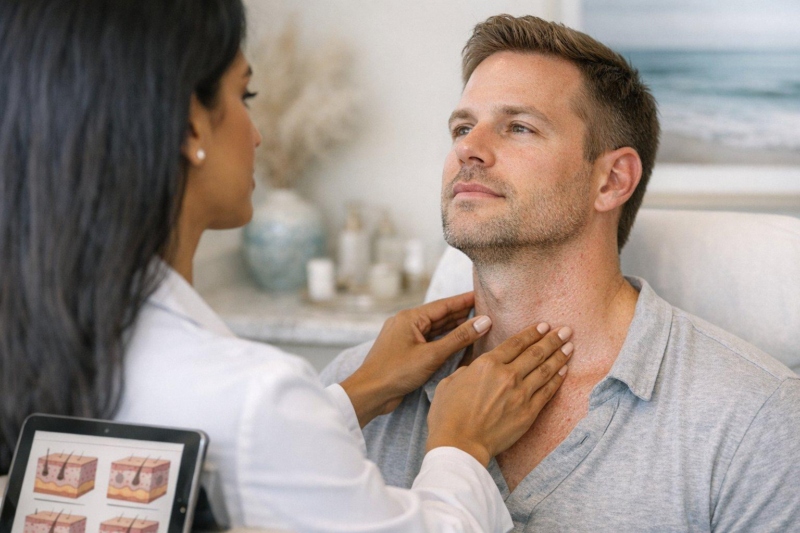 Darier's Disease: Greasy, Crusted Papules in Seborrheic Areas