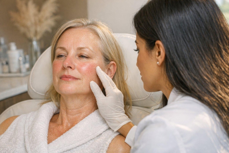 Excel V+ Laser for Facial Redness and Rosacea: Before and After Results in South Florida