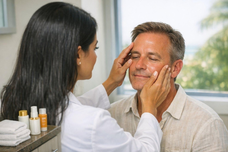 Summer Facial Strategy: Sweat, SPF, and Congestion