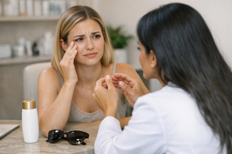 Why Does My Sunscreen Burn My Eyes Hours Later?