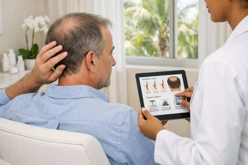 Hair Thinning in Men: Common Options to Discuss