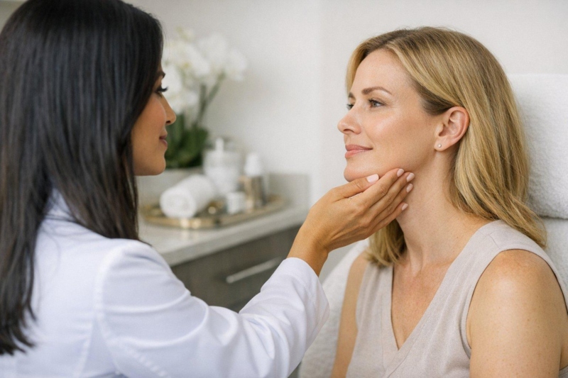 Radiesse for Pre-Jowl Sulcus and Jawline Definition Without Surgery in South Florida
