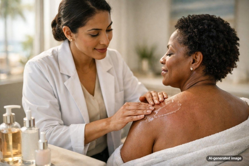 After-Sun Skin Calming: What Helps