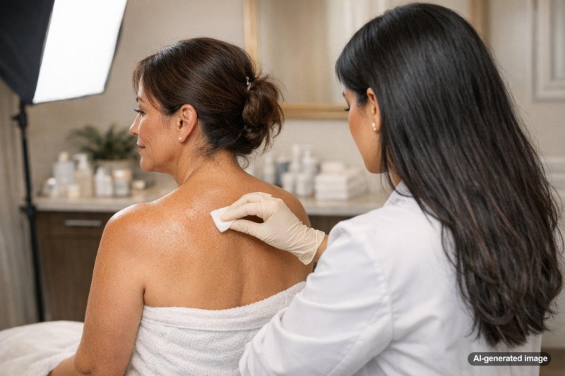 Chemical Peel for Back Acne and Chest Breakouts (Acne Mechanica) in Fort Lauderdale