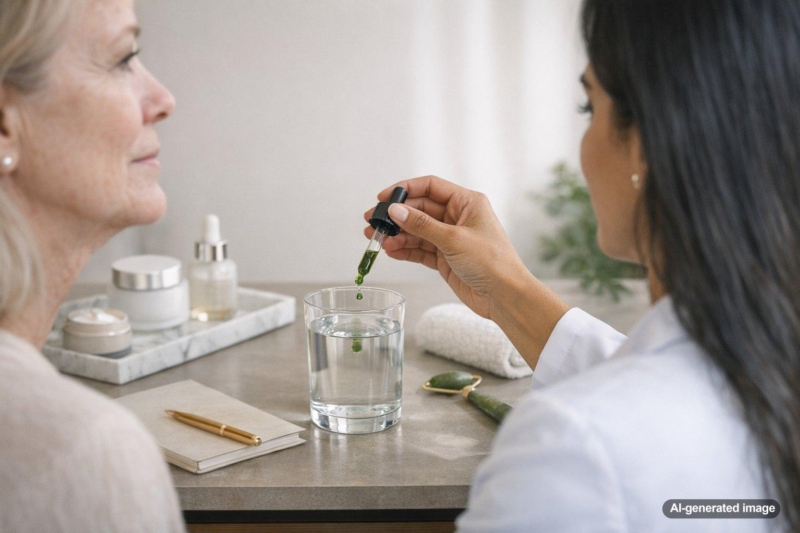 Chlorophyll Drops for Skin: Does Drinking Green Water Actually Clear Acne?