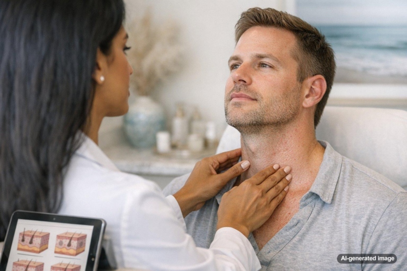 Darier's Disease: Greasy, Crusted Papules in Seborrheic Areas