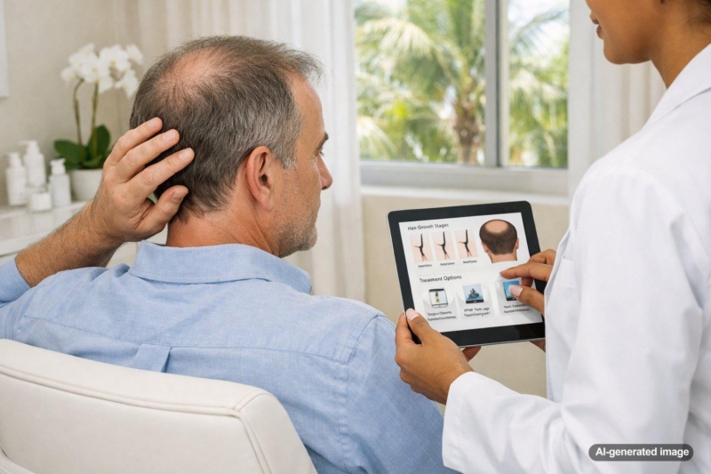 Hair Thinning in Men: Common Options to Discuss
