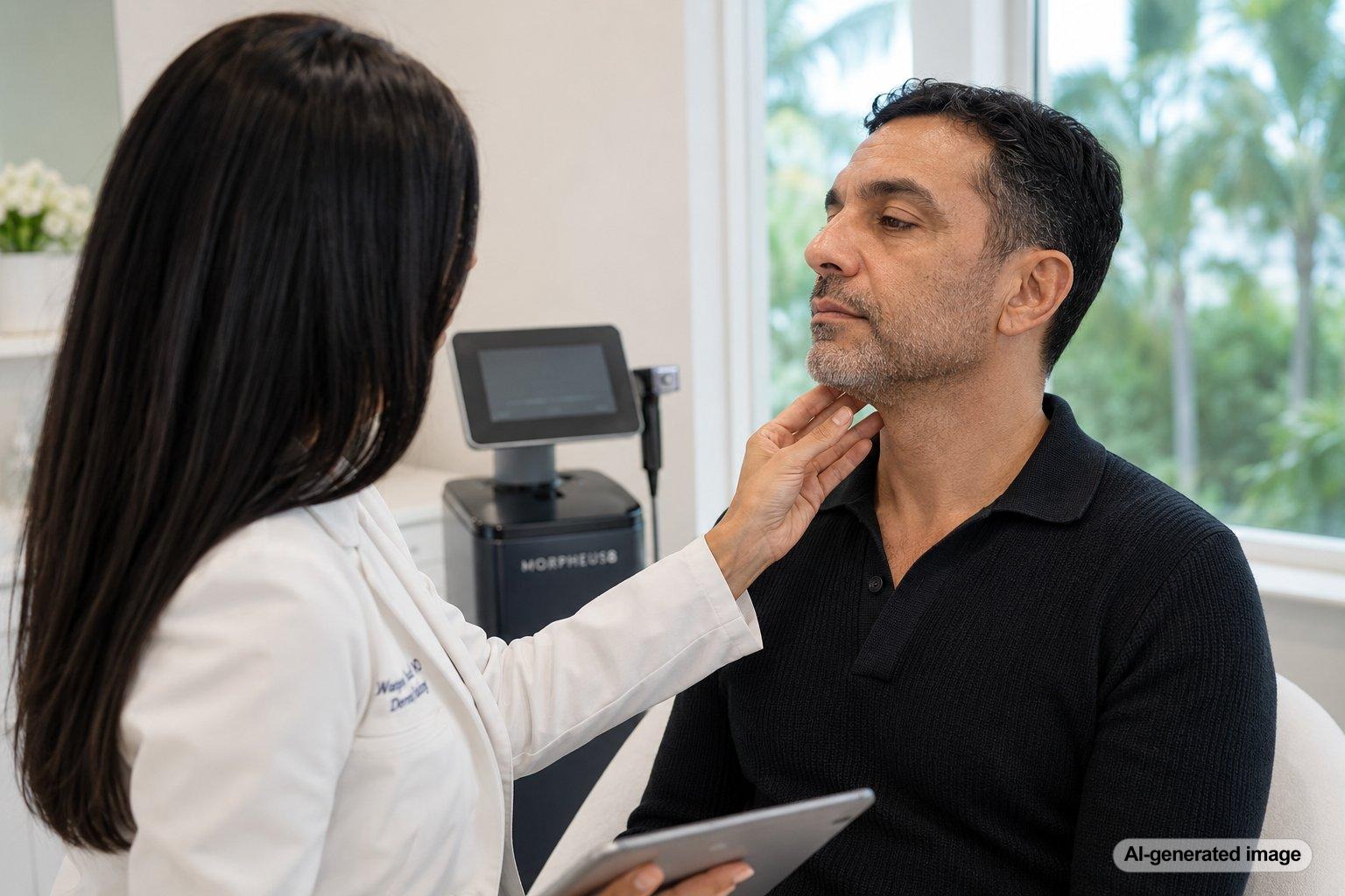 How Morpheus8 Tightens Loose Neck Skin Without Surgery in South Florida