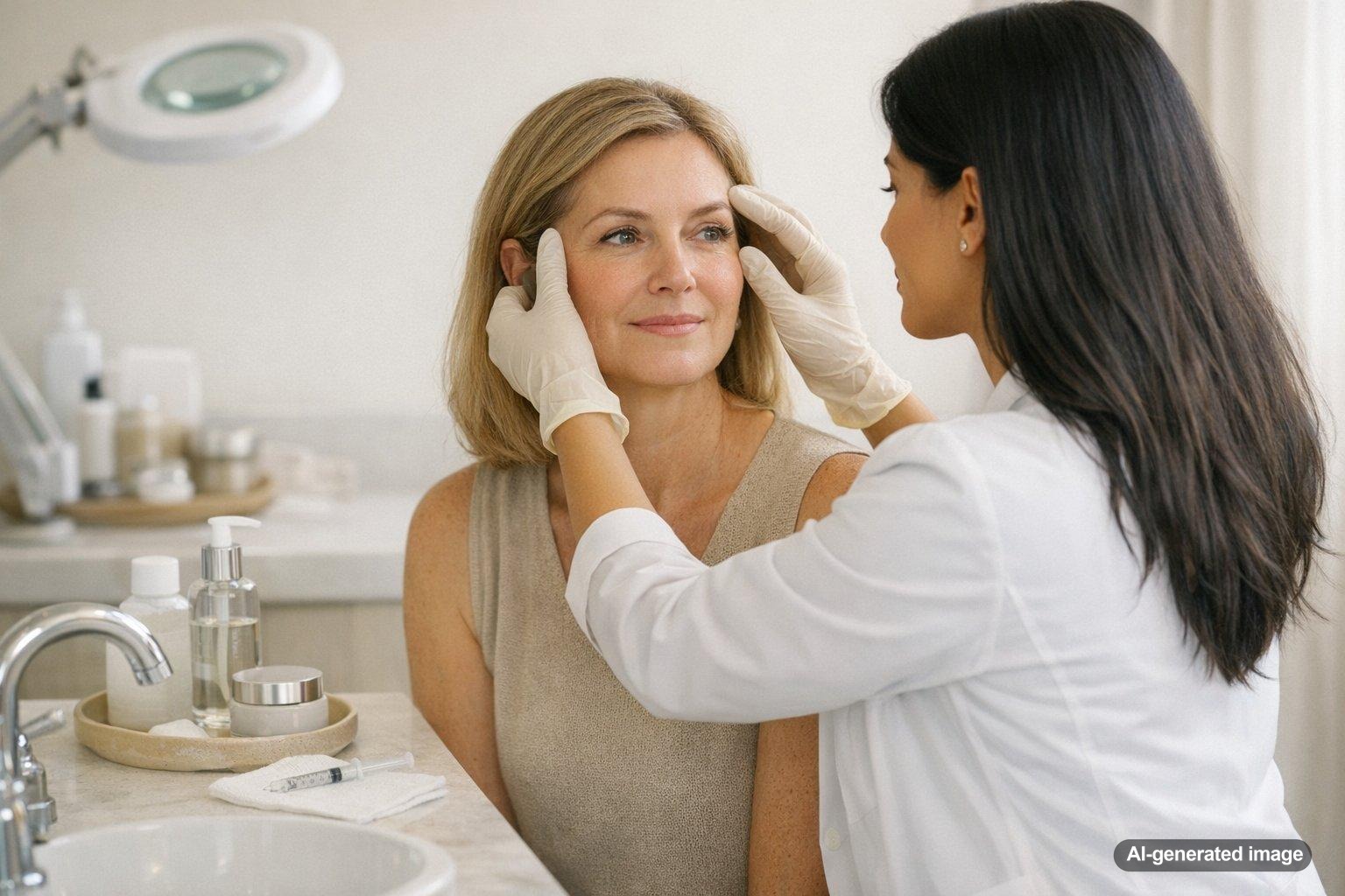 Hyaluronic Acid Fillers for Sunken Temples and Lateral Brow Ptosis in South Florida