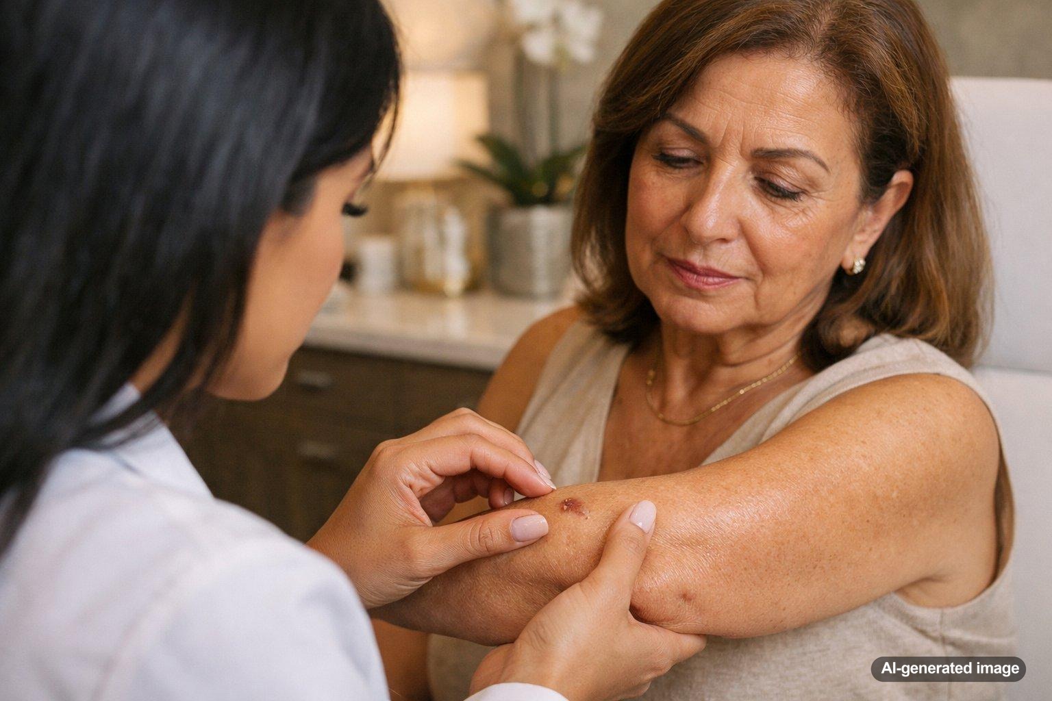 Is That Scab That Won’t Heal Skin Cancer?