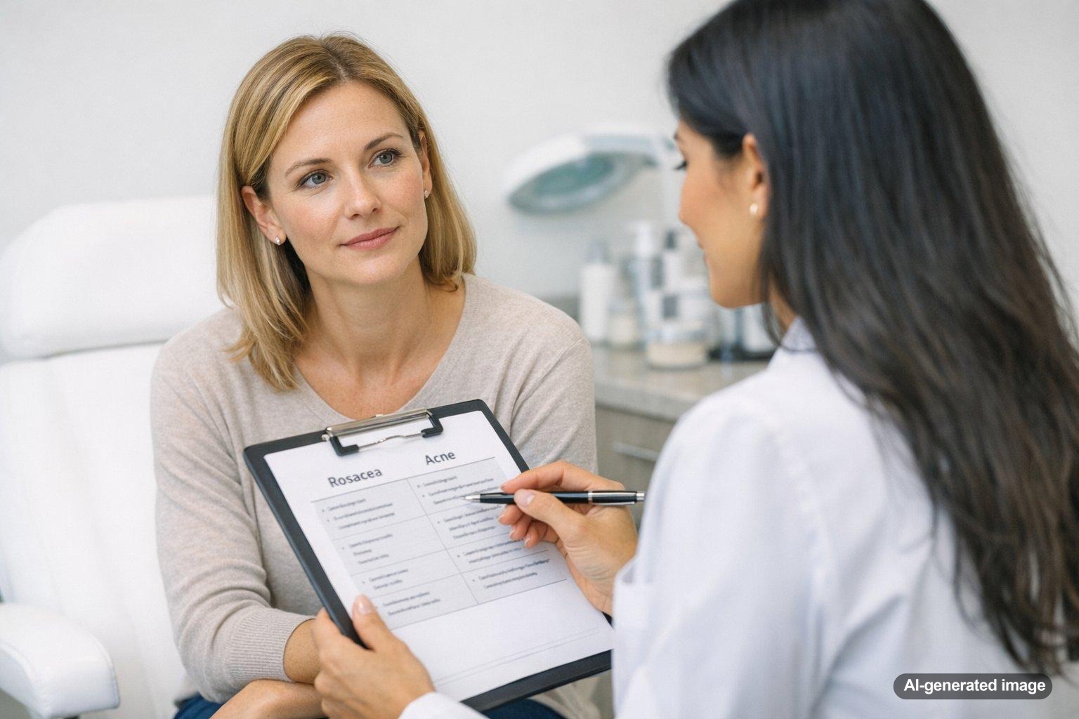 Rosacea vs. Acne: Key Differences