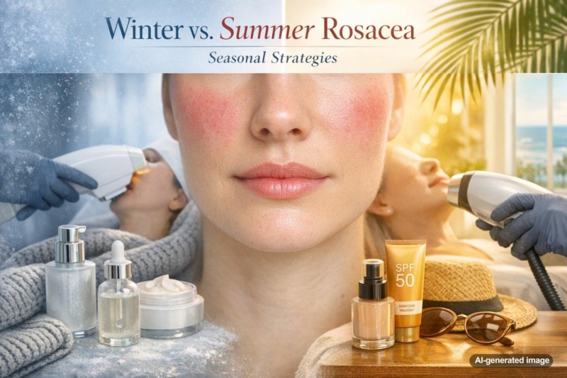 Winter vs. Summer Rosacea: Seasonal Strategies