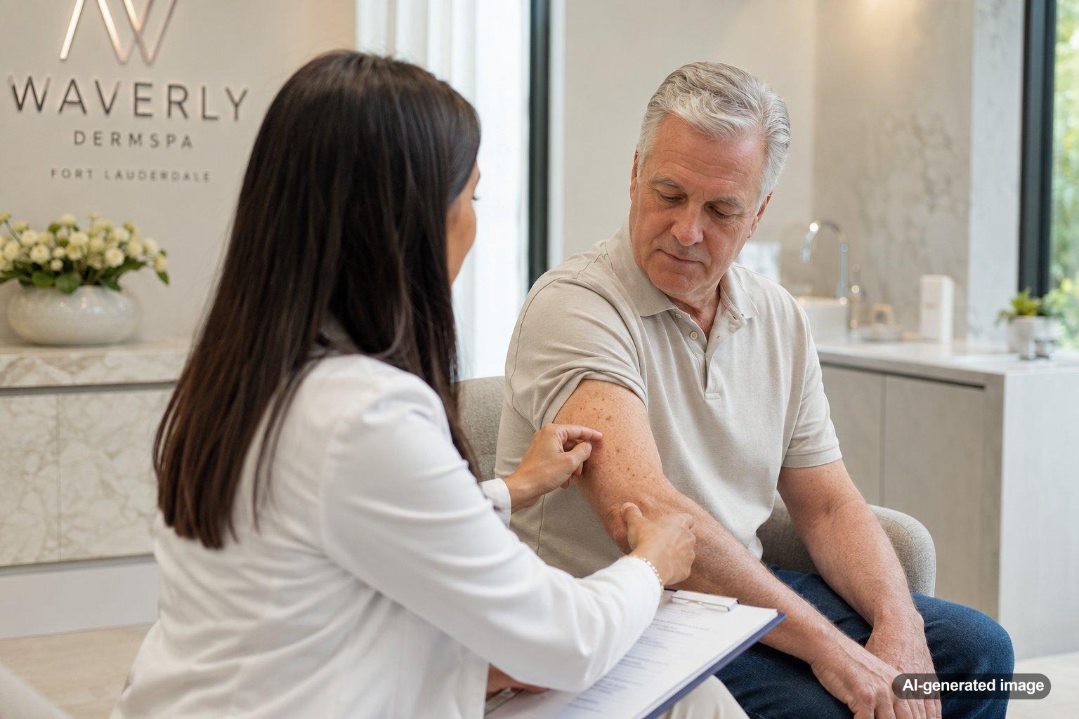 Can Excel V+ Treat Cherry Angiomas on the Body in Fort Lauderdale?