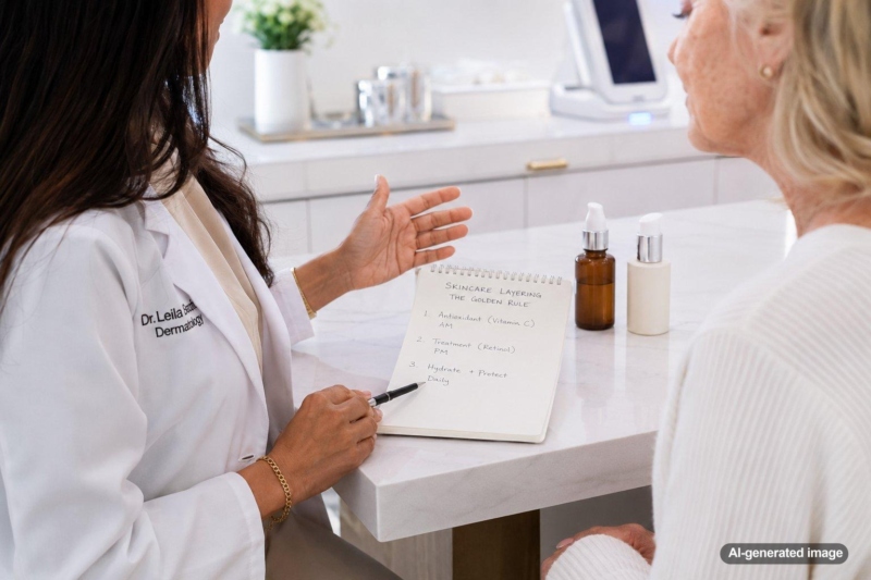Can You Use Retinol and Vitamin C Together? The "Golden Rule" of Layering