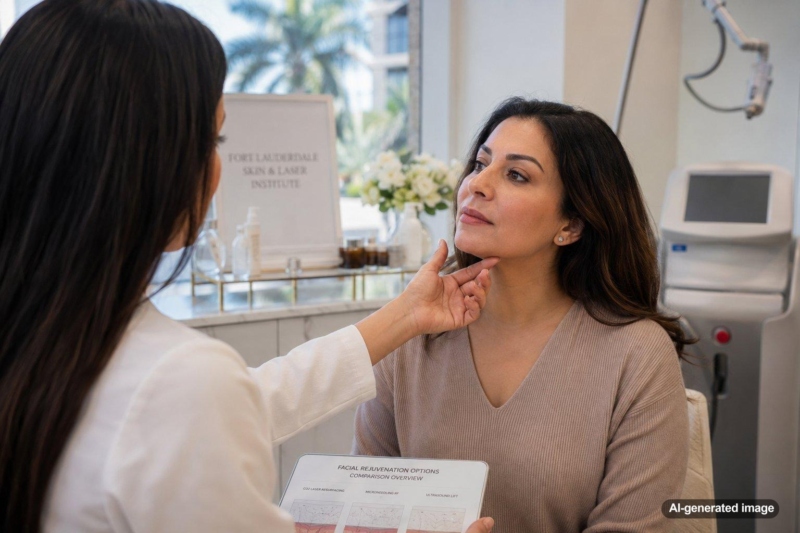 Does CO2 Laser Help With Sagging Face? Fort Lauderdale Treatment Comparison