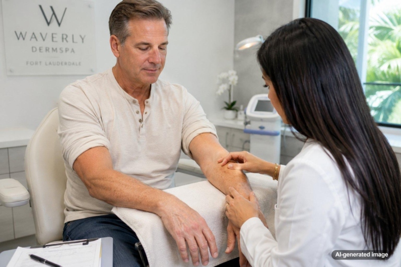 PDT for Precancerous Spots on the Hands and Forearms