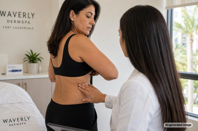 SkinPen for Stretch Marks on the Flanks and Lower Back