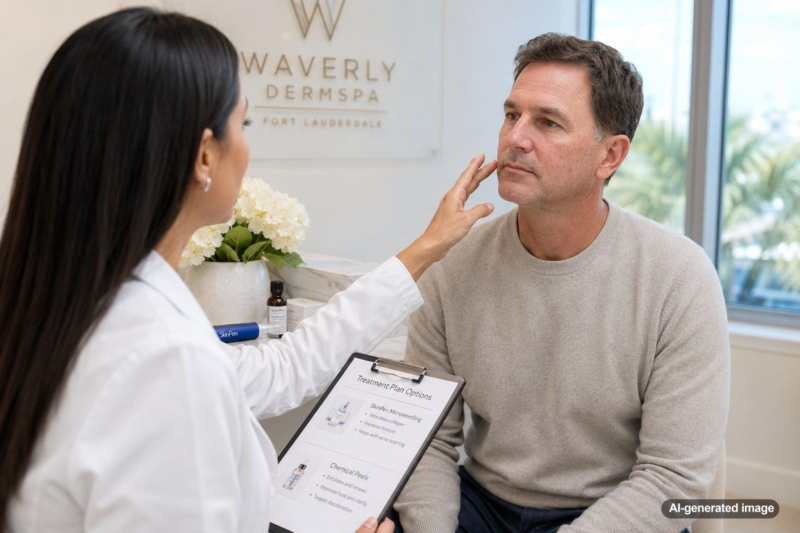 SkinPen vs. Chemical Peels for Active Acne and Post-Inflammatory Hyperpigmentation in Fort Lauderdale