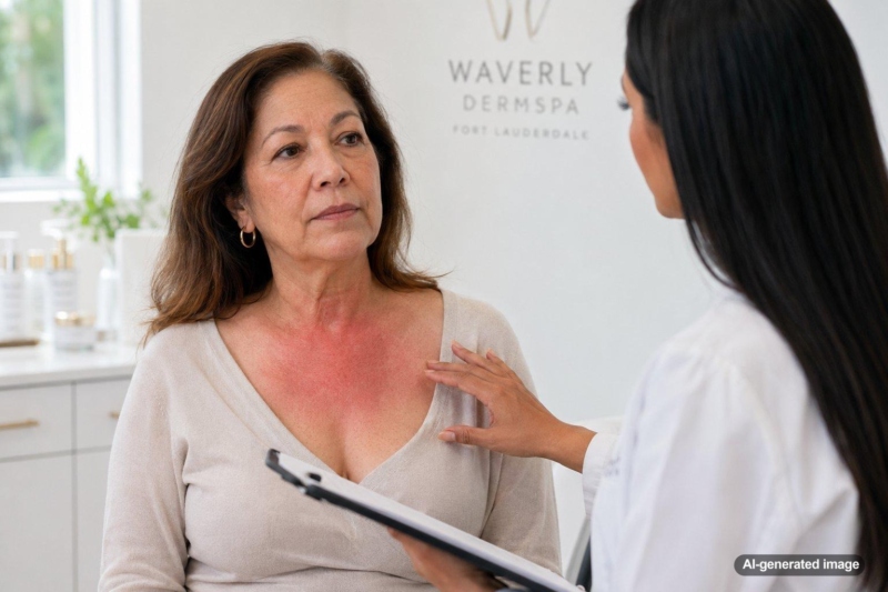 Why Does My Chest Flush Bright Red When I Drink Alcohol?