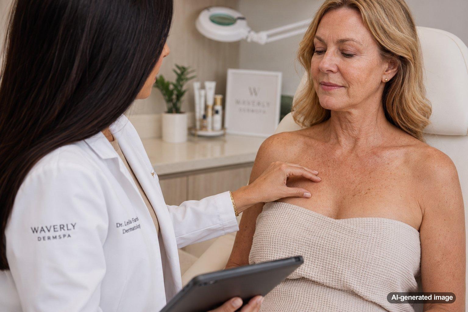 Clear + Brilliant Touch for Chest Wrinkles and Sunspots