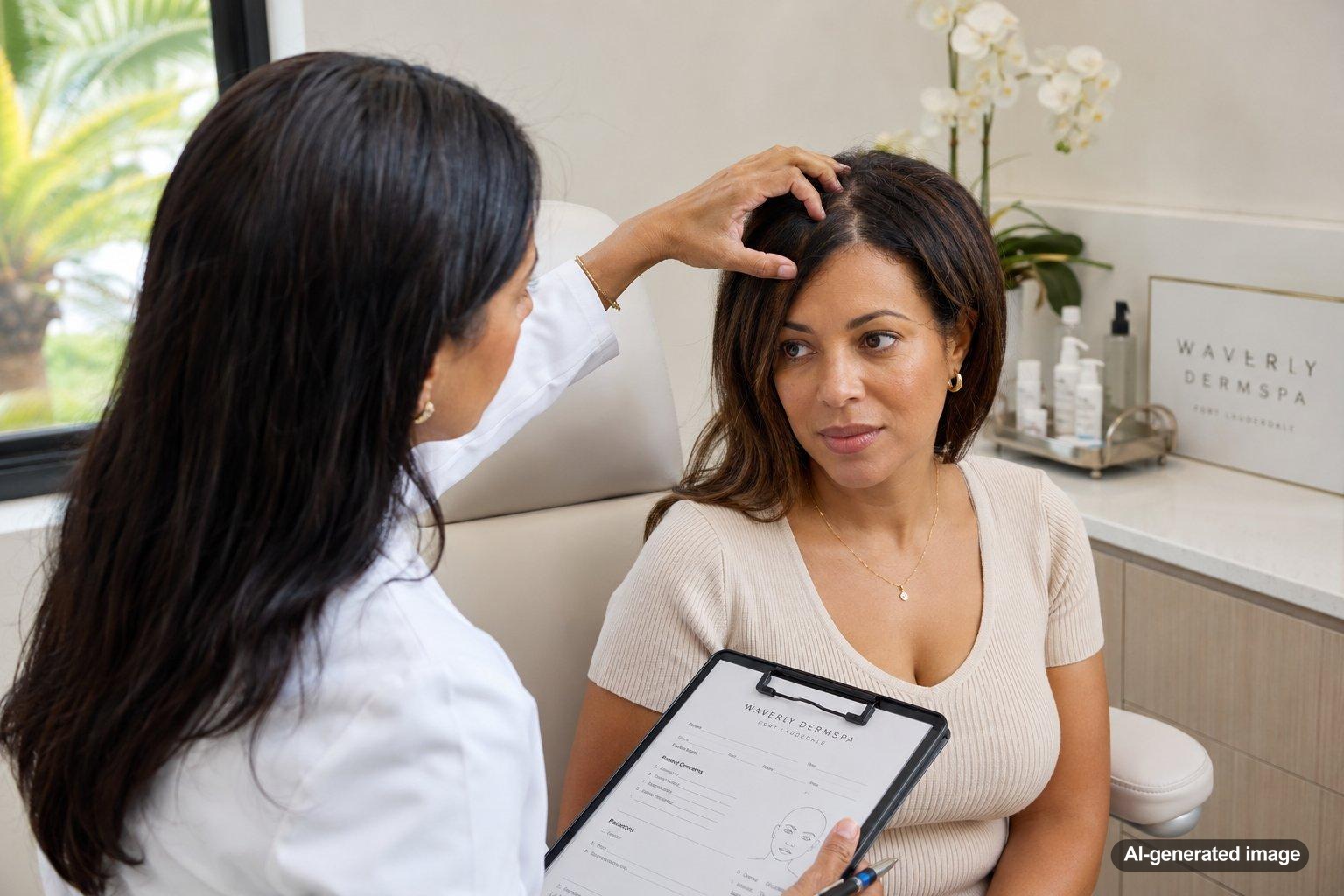 PRFM for Scar Alopecia and Surgical Scars on the Scalp