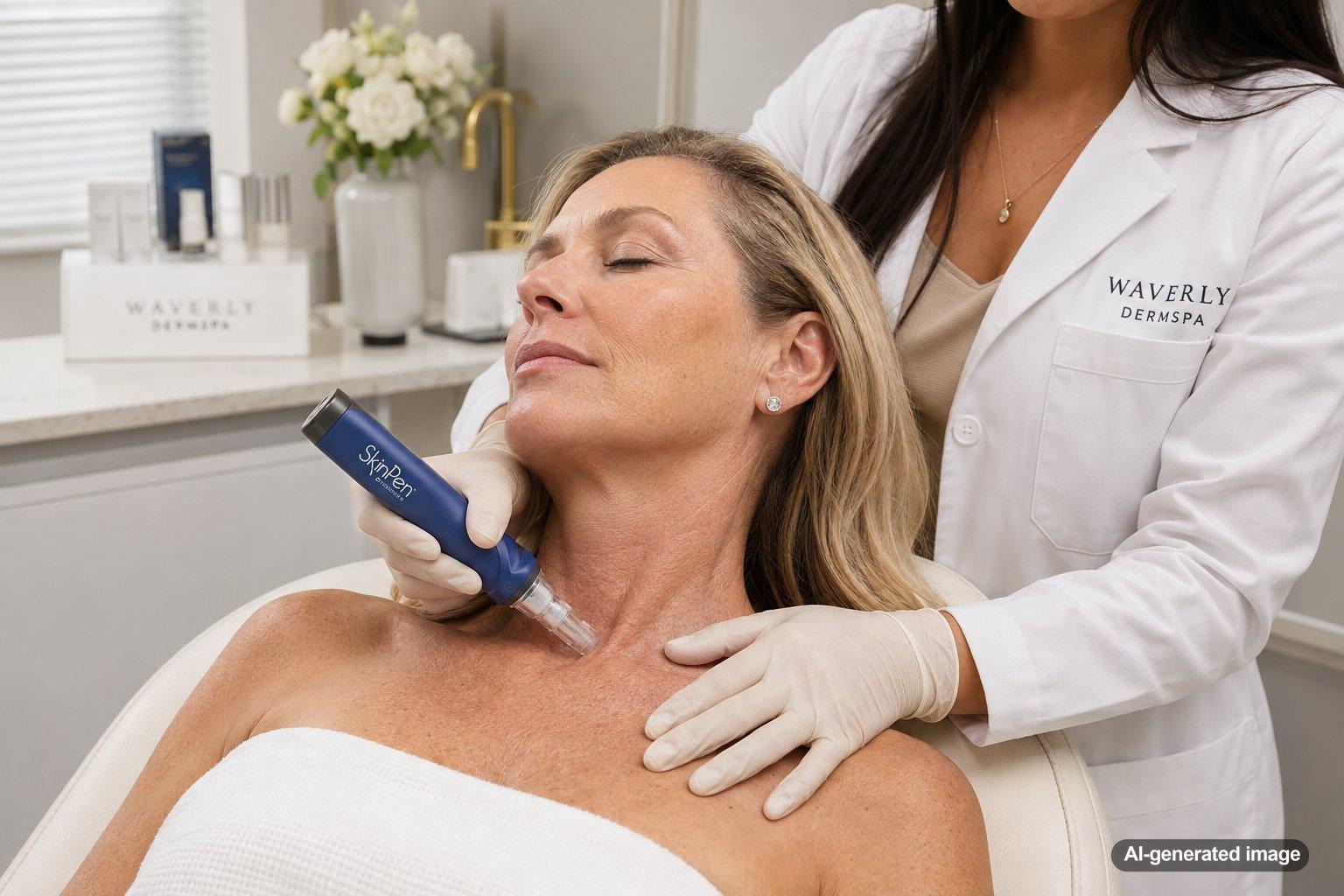 SkinPen for Crepey Skin on the Neck and DÃ©colletage