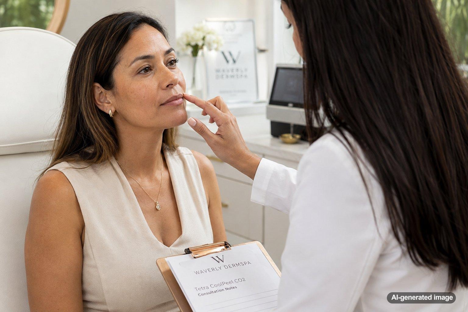 Tetra CoolPeel CO2 for Vertical Lip Lines in Fort Lauderdale