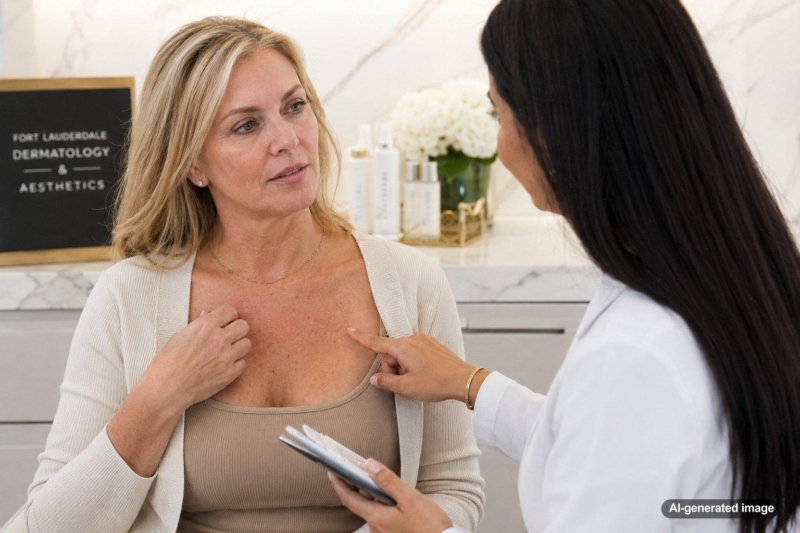 Why Do I Have a Cluster of Tiny, Dark Bumps on My Chest? (Eruptive Vellus Hair Cysts)
