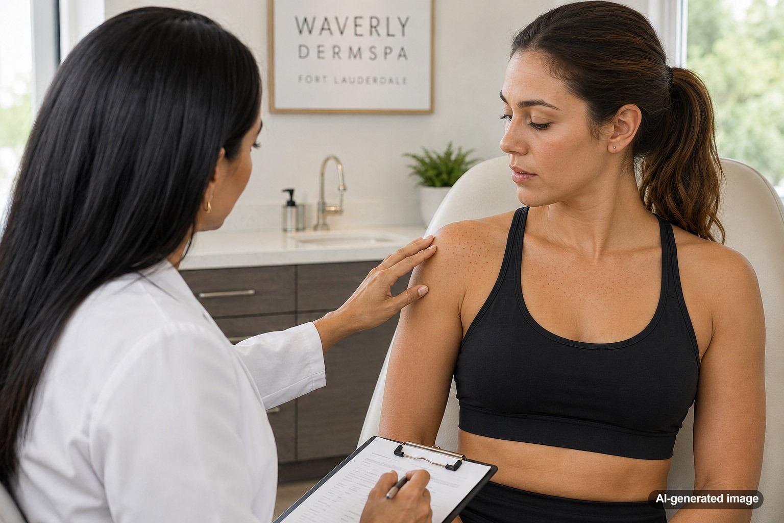 Why Do I Have Tiny Red Dots After Wearing a Tight Sports Bra?