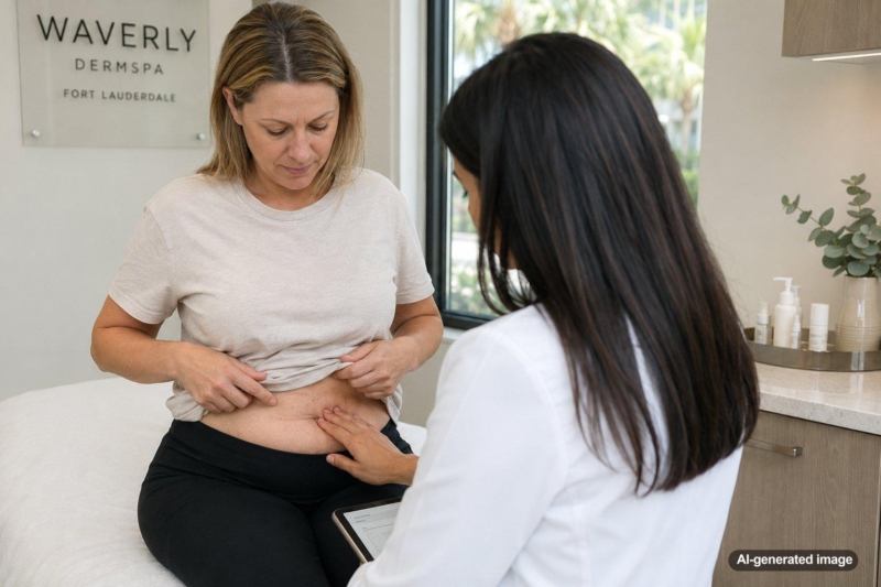 Why Does the Skin Under My Belly Fold Keep Cracking?