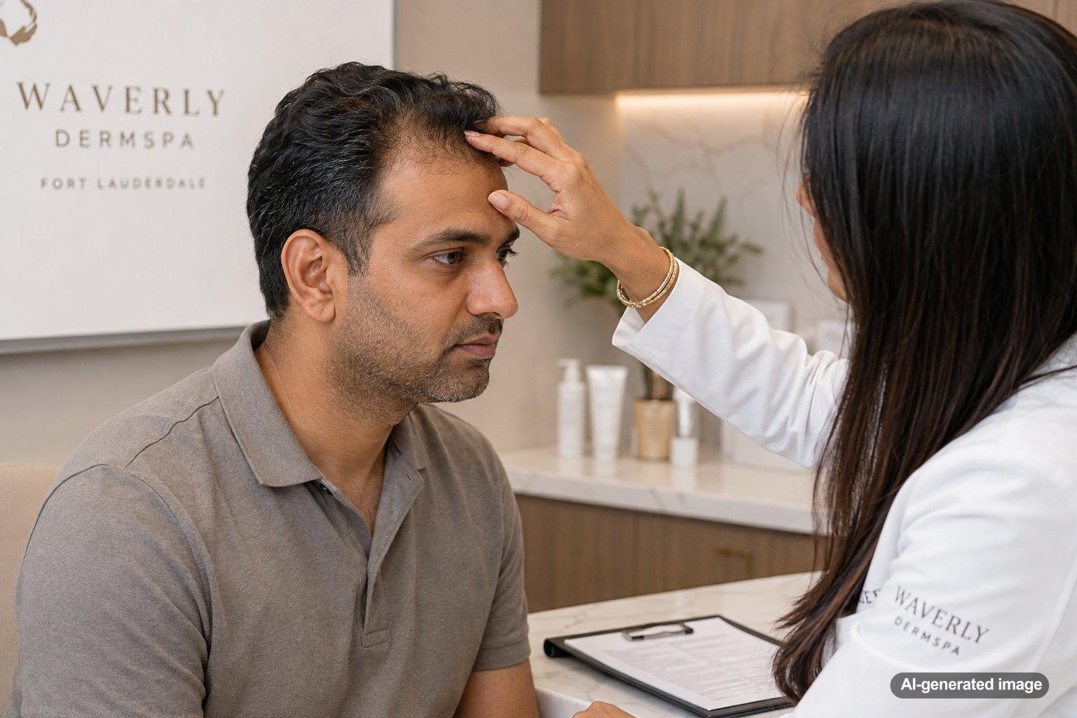 Why Is the Hair on My Forehead Turning Into Fine, Short Fuzz?