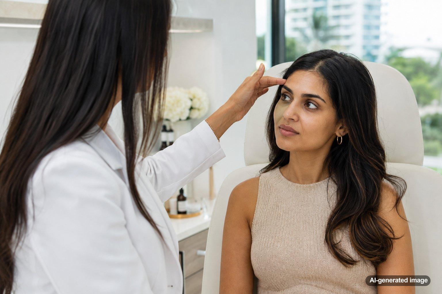 XERF for Forehead Wrinkles and Brow Lift Without Toxins