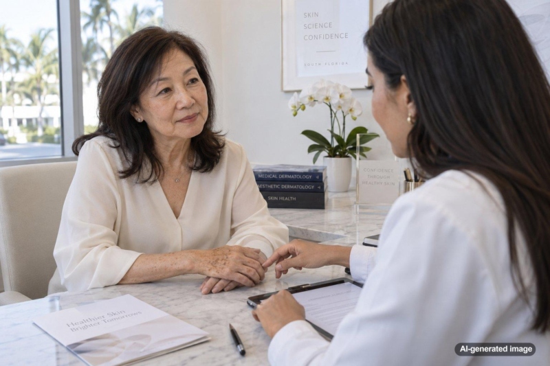 Clear + Brilliant Touch for Brown Spots on the Hands in South Florida