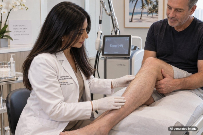 Excel HR for Ingrown Hairs on the Lower Legs in South Florida