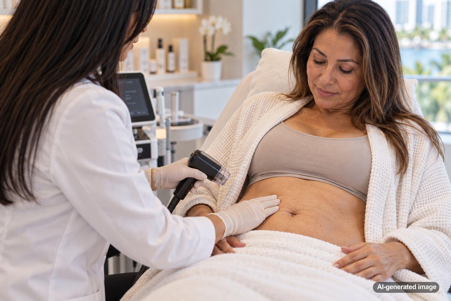 Morpheus8 for Loose Skin Around the Belly Button After Pregnancy