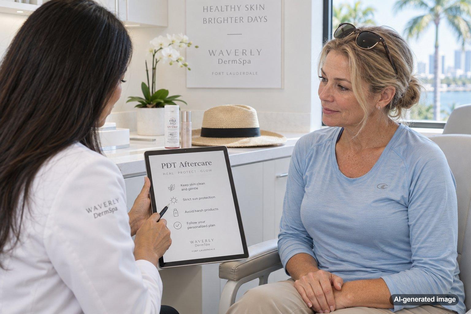 PDT Aftercare for Patients Who Work Outdoors in South Florida