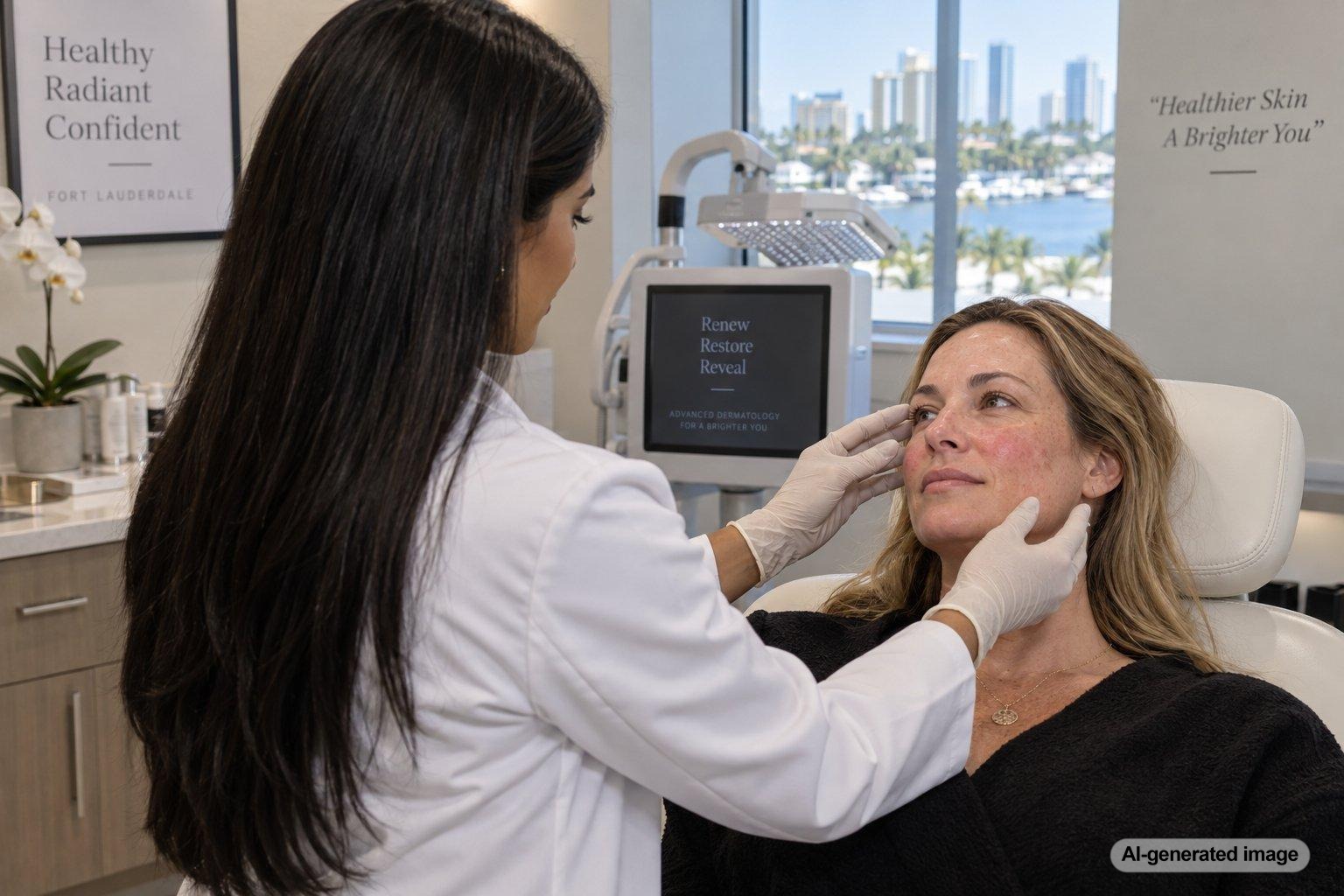PDT for Rosacea and Sun Damage in the Same Session