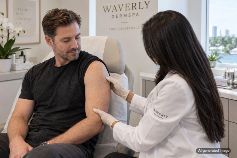 Sculptra for Crepey Skin on the Upper Arms