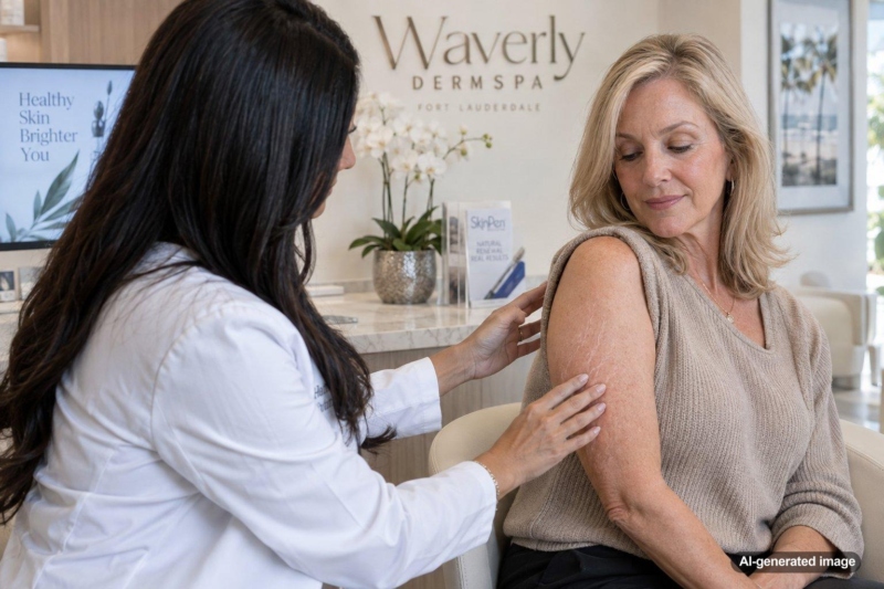 SkinPen for Stretch Marks on the Upper Arms