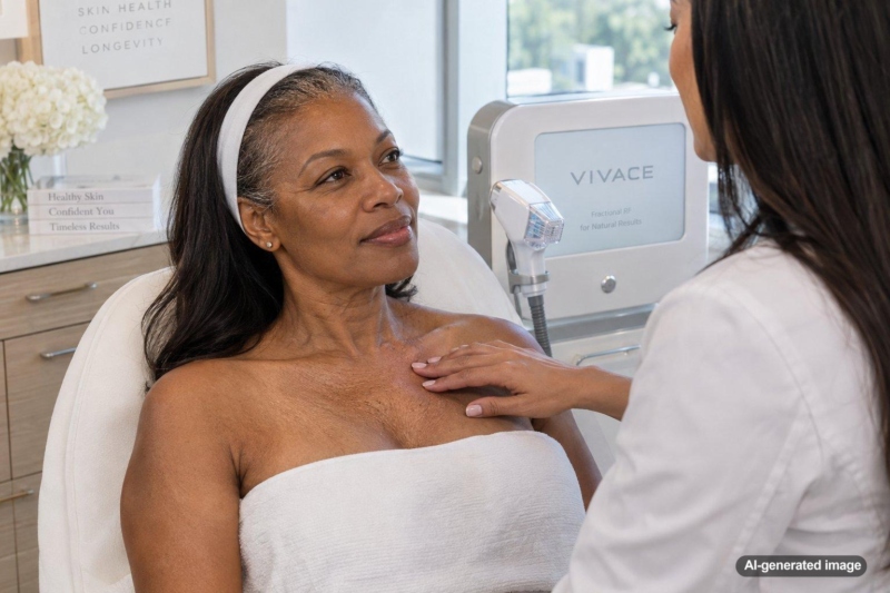 Vivace for Crepey Skin on the Upper Chest