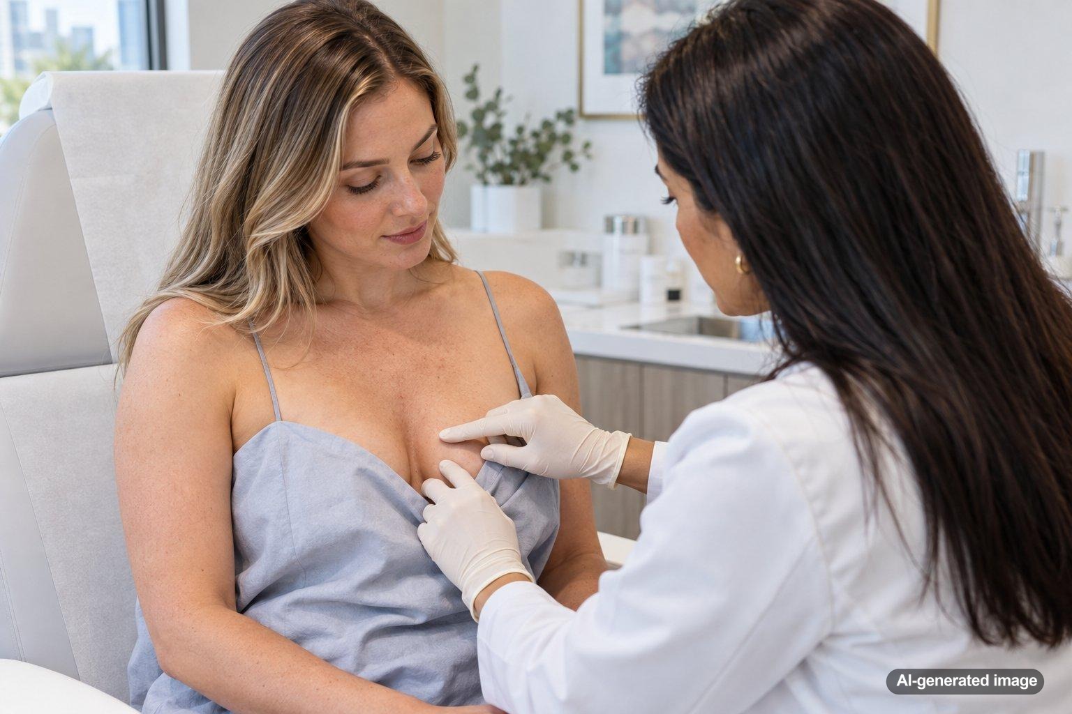 Why Is the Skin Between My Breasts Darker Than the Rest of My Chest?