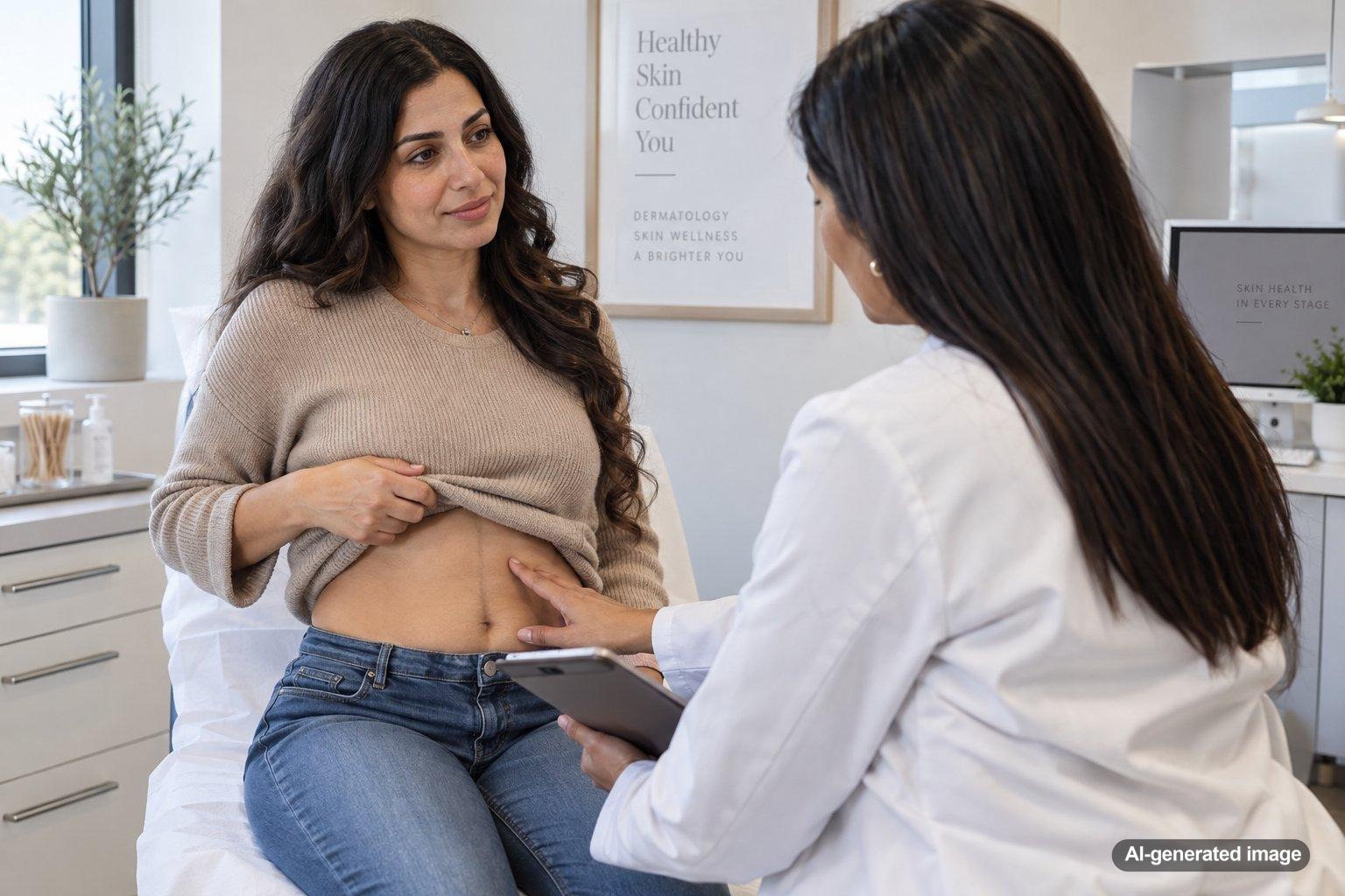 Why Is There a Dark Line Running Down the Center of My Abdomen?