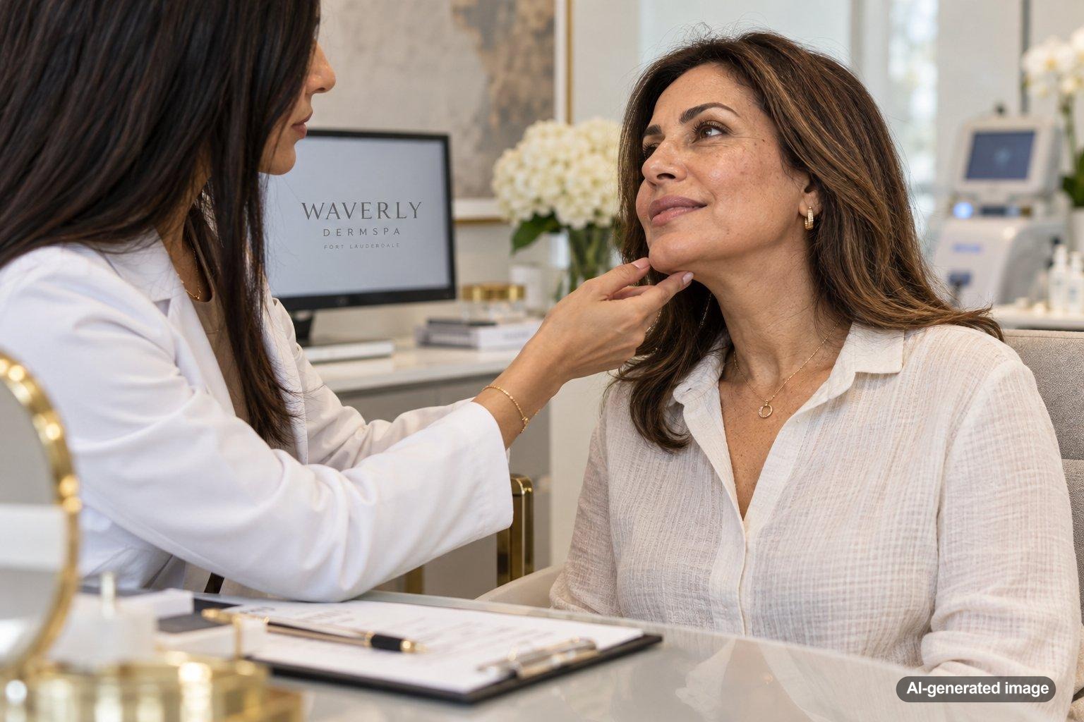 Clear + Brilliant Touch for Early Sun Damage on the Face and Neck
