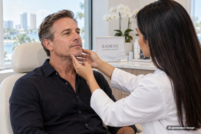 Radiesse for Collagen Stimulation on the Lower Face
