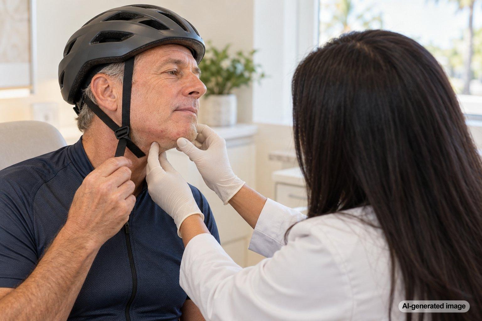 Why Does My Chin Break Out Where My Bike Helmet Strap Sits?